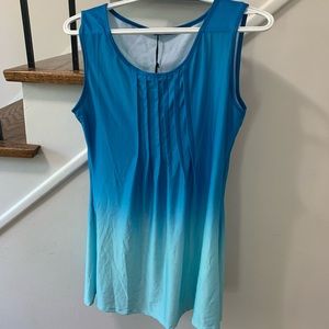 Ladies sundress size small. Light silky material. Above the knee.